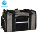 High-end Expandable Pet Carrier Shoulder Tote Bag with Reflective Straps Airline Approved